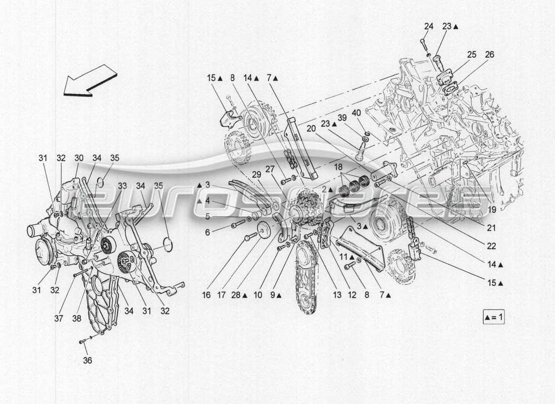 maserati grancabrio mc centenario diagramma delle parti di temporizzazione