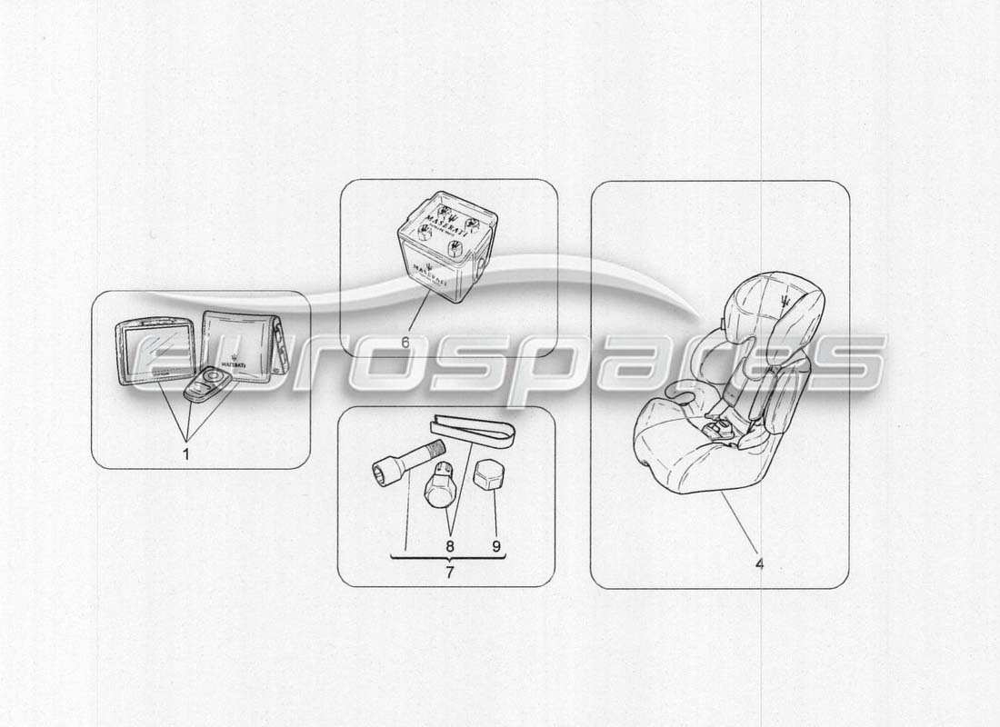 maserati grancabrio mc centenario diagramma delle parti degli accessori aftermarket