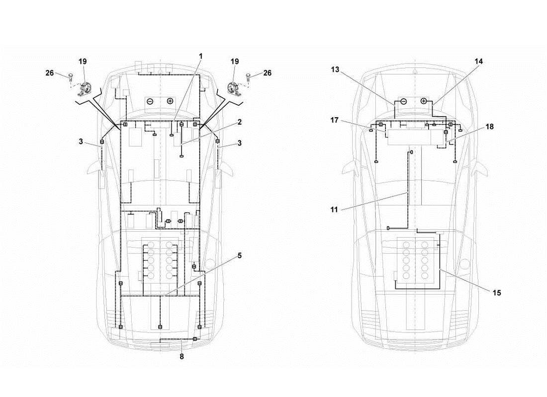 lamborghini gallardo lp560-4s update schema delle parti dell'impianto elettrico