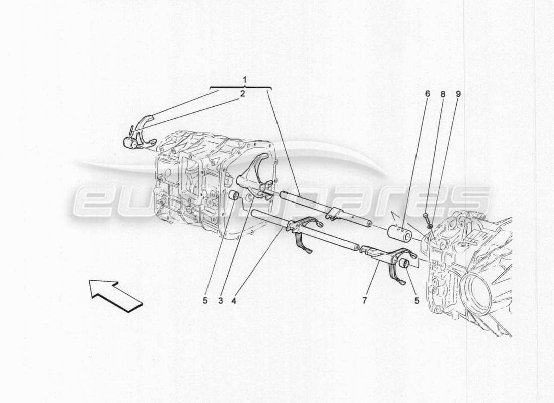 maserati granturismo special edition diagramma delle parti comandi interni