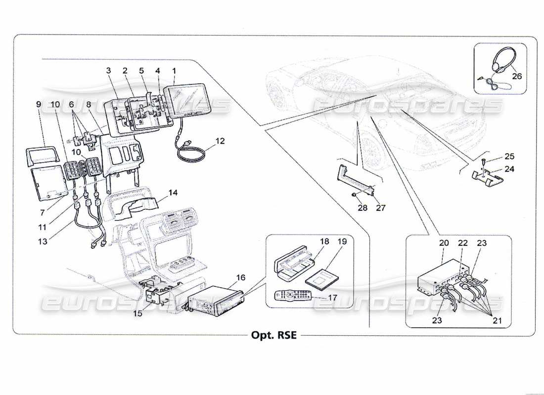 maserati qtp. (2010) 4.7 diagramma delle parti del sistema it