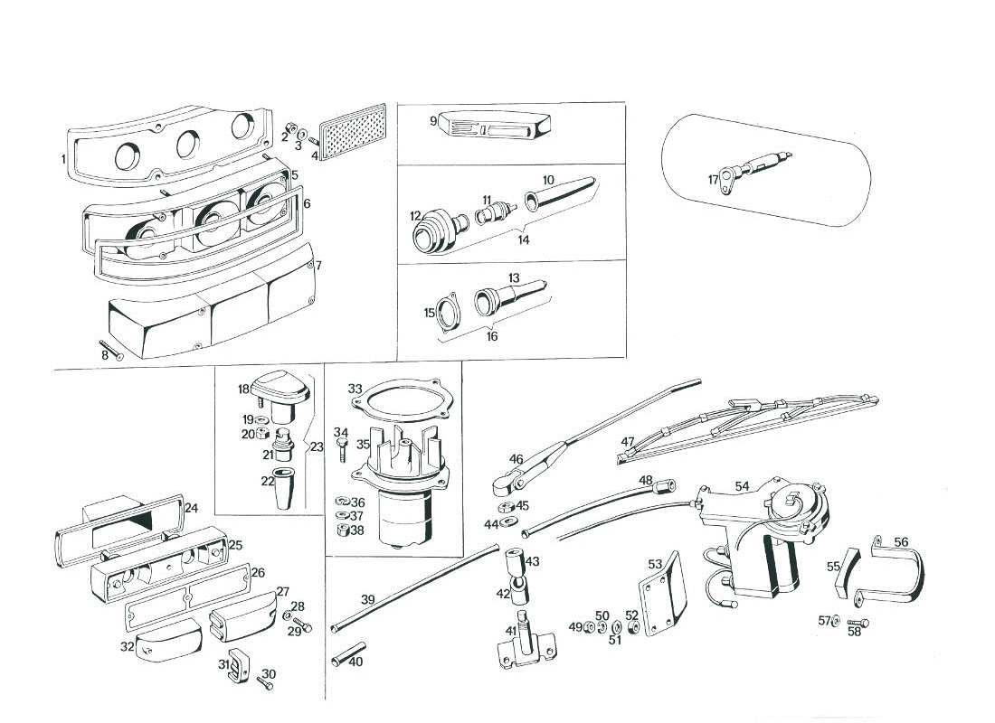 maserati mexico materiale elettrico diagramma delle parti