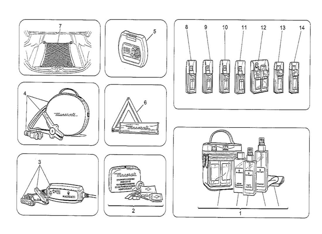 maserati qtp. v8 3.8 530bhp 2014 diagramma delle parti degli accessori aftermarket