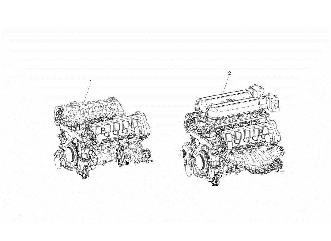 lamborghini gallardo lp560-4s update motore diagramma delle parti