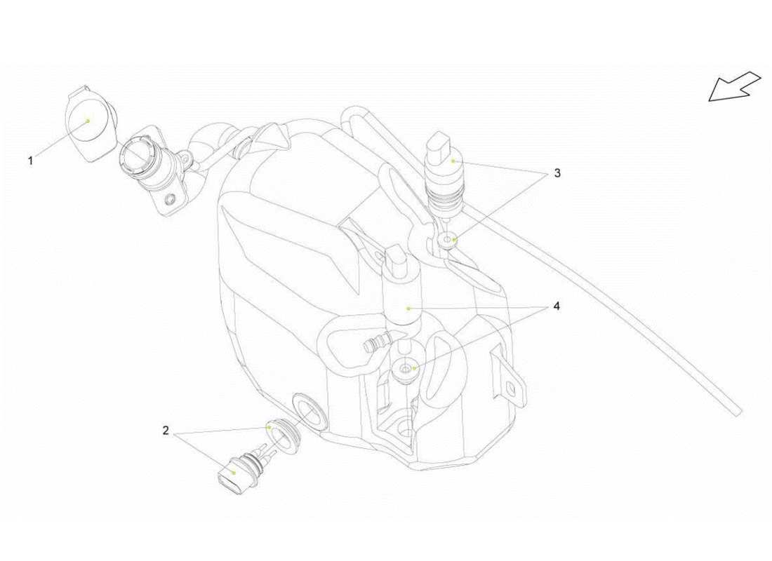 lamborghini gallardo lp560-4s update schema delle parti del gruppo serbatoio rondella