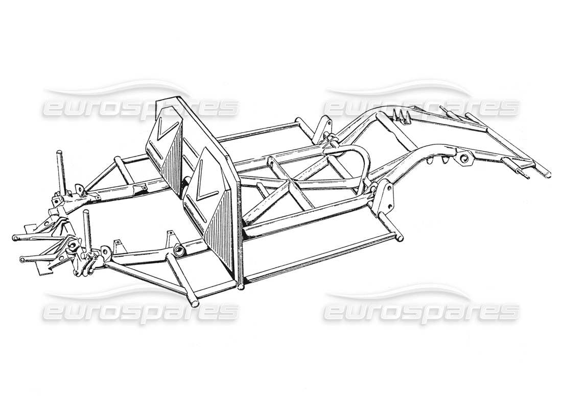 ferrari 250 gte (1957) telaio diagramma delle parti