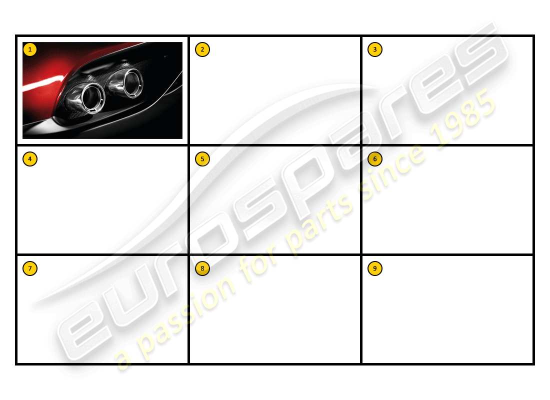 ferrari ff (accessories) esterno: diagramma delle parti dello scarico