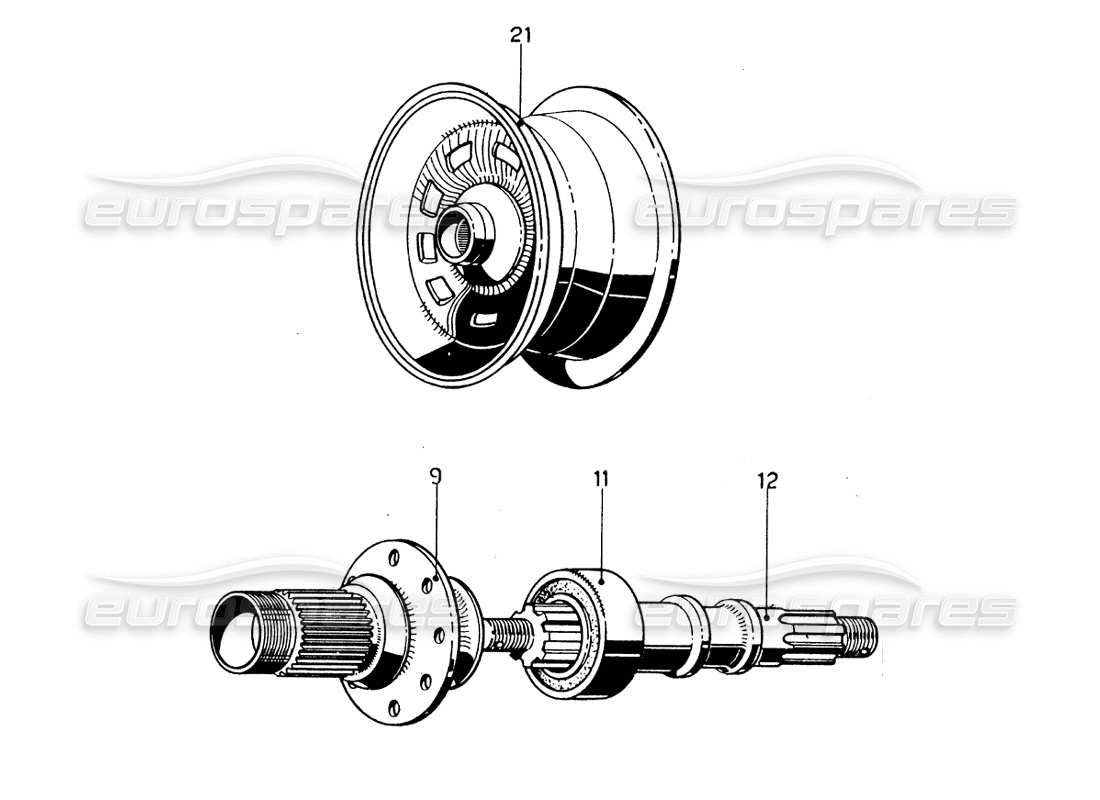 ferrari 275 gtb/gts 2 cam leve dello sterzo - modelli lhd diagramma delle parti