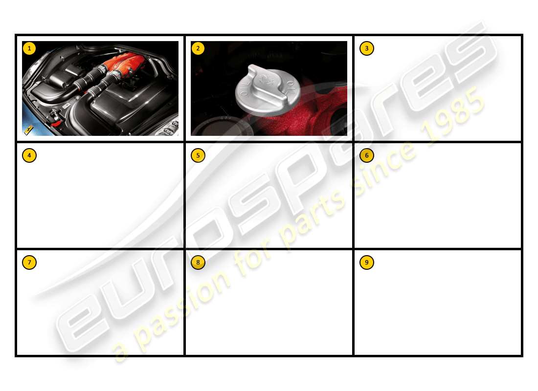 ferrari california (accessories) racing - borsa per motore diagramma delle parti