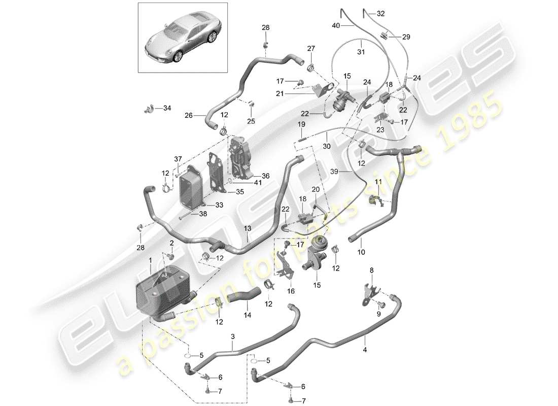 diagramma delle parti contenente il numero di parte 9g1 307 401 10