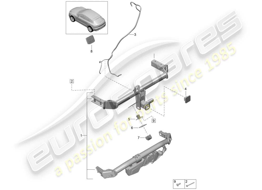 diagramma della parte contenente il codice parte 95b971124d