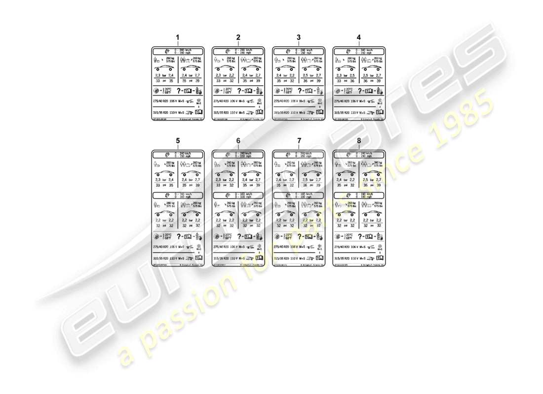 diagramma della parte contenente il codice parte 971000287fj