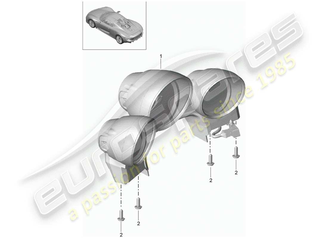 diagramma della parte contenente il codice parte 91864110310