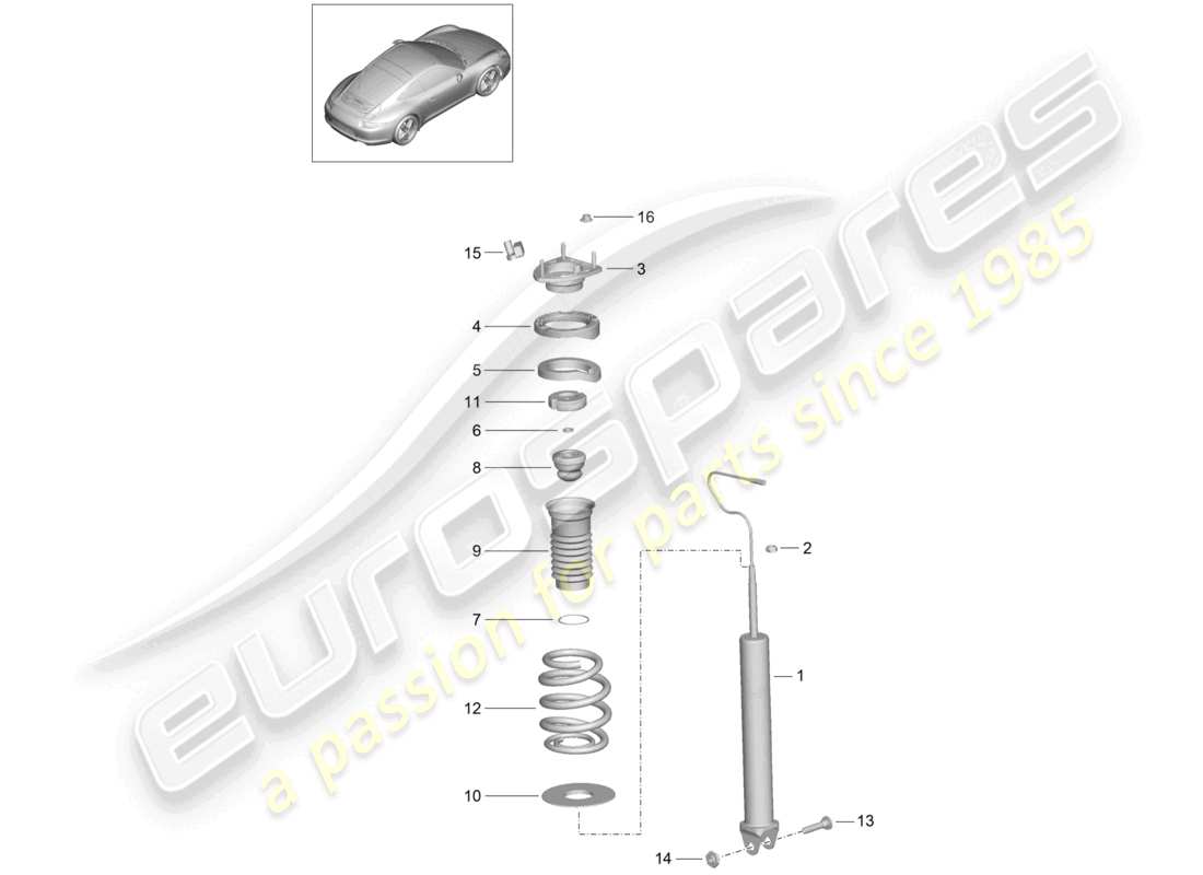 diagramma della parte contenente il codice parte 99161845005