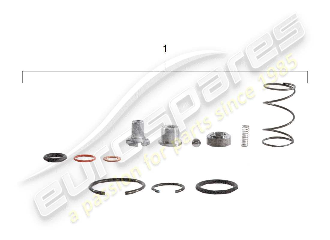 porsche 1973 (911) kit di riparazione - per - tenditore - catena schema parte