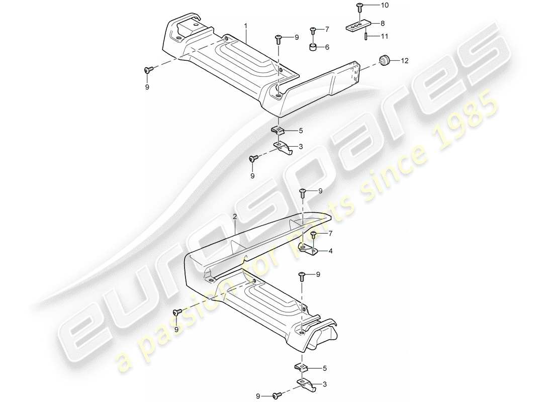 porsche 2004 (carrera gt) carrera gt - sedile - fissaggi - d - mj 2004>> schema delle parti