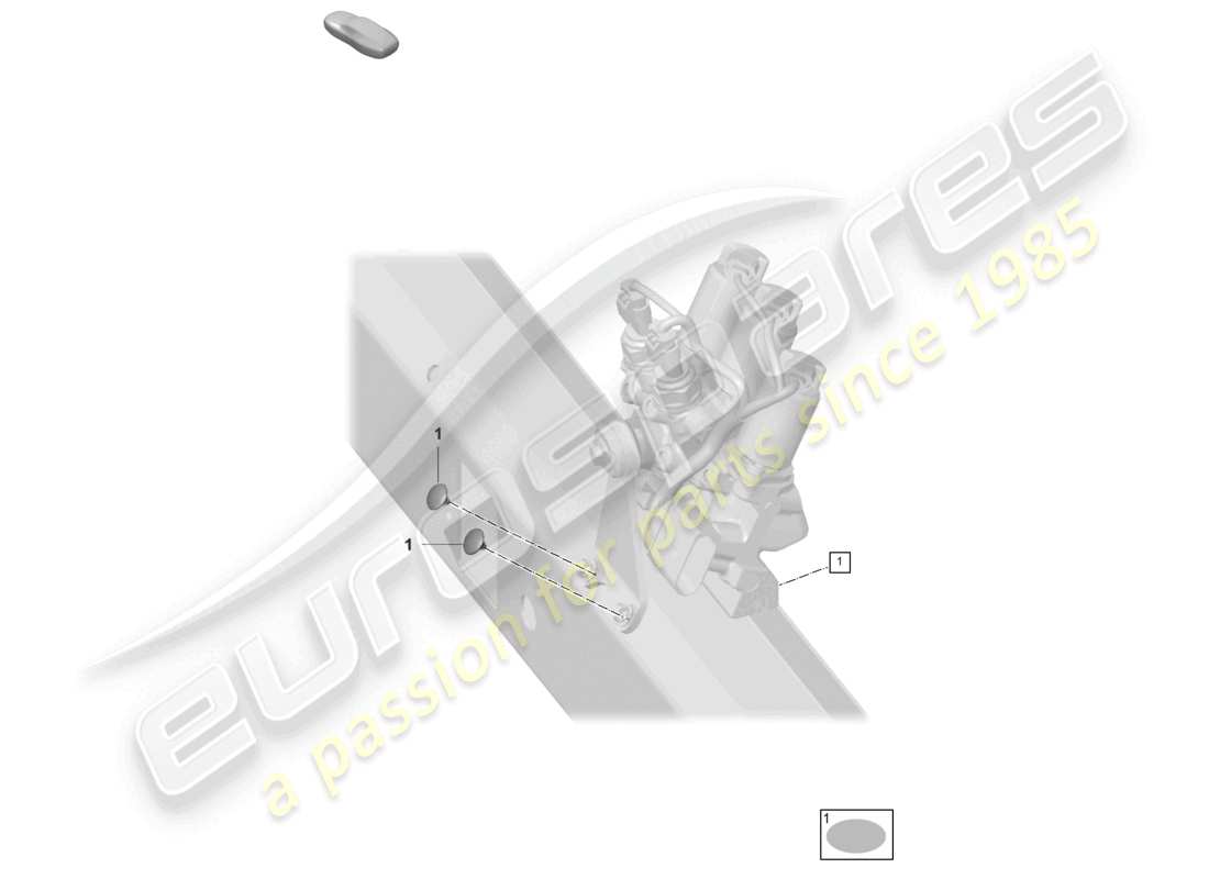 porsche 2019 (992-1) linea idraulica blocco valvole senza: pdcc diagramma delle parti