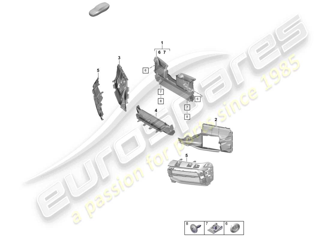 diagramma della parte contenente il codice parte 992815215d ok1