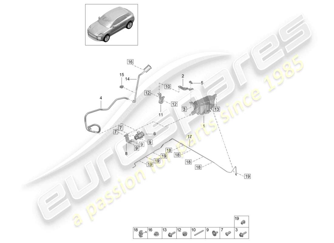 diagramma della parte contenente il codice parte 95b201799f