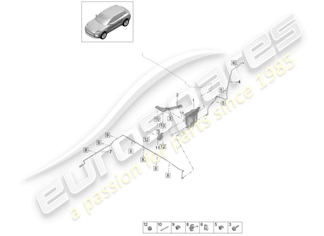 diagramma della parte contenente il codice parte 95b201991c