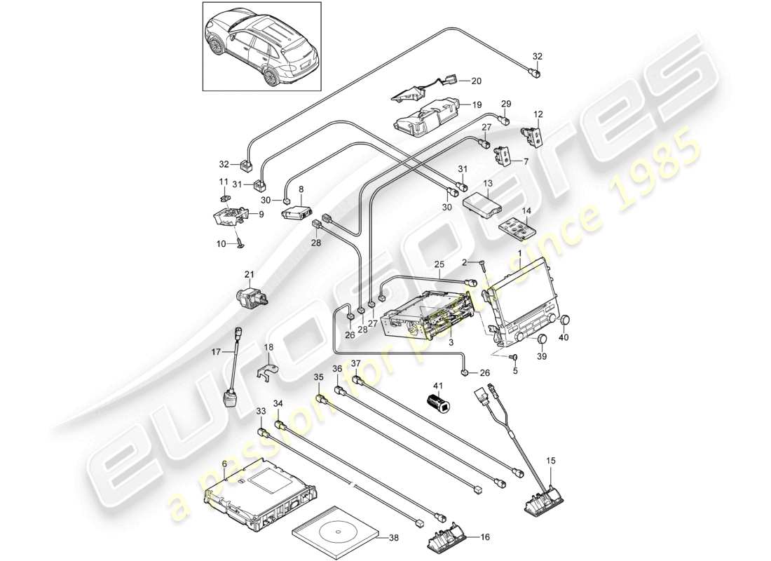 diagramma della parte contenente il codice parte 95897108604