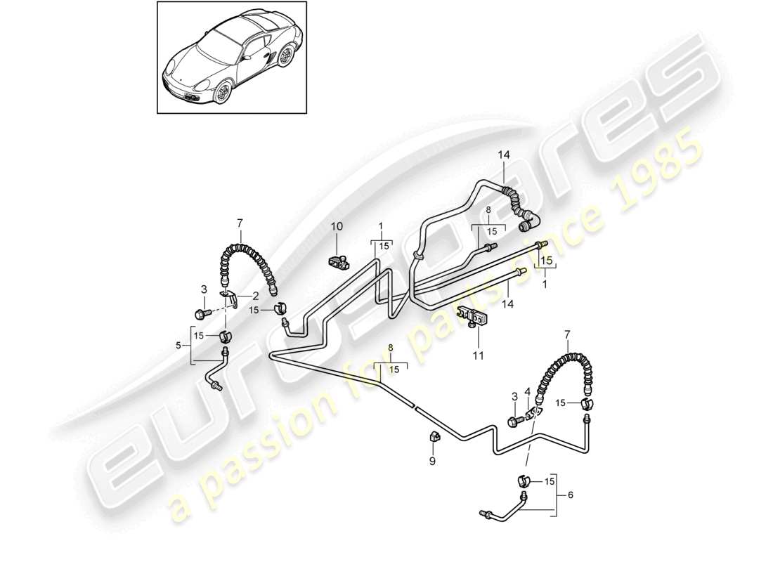 diagramma della parte contenente il codice parte 98735518910