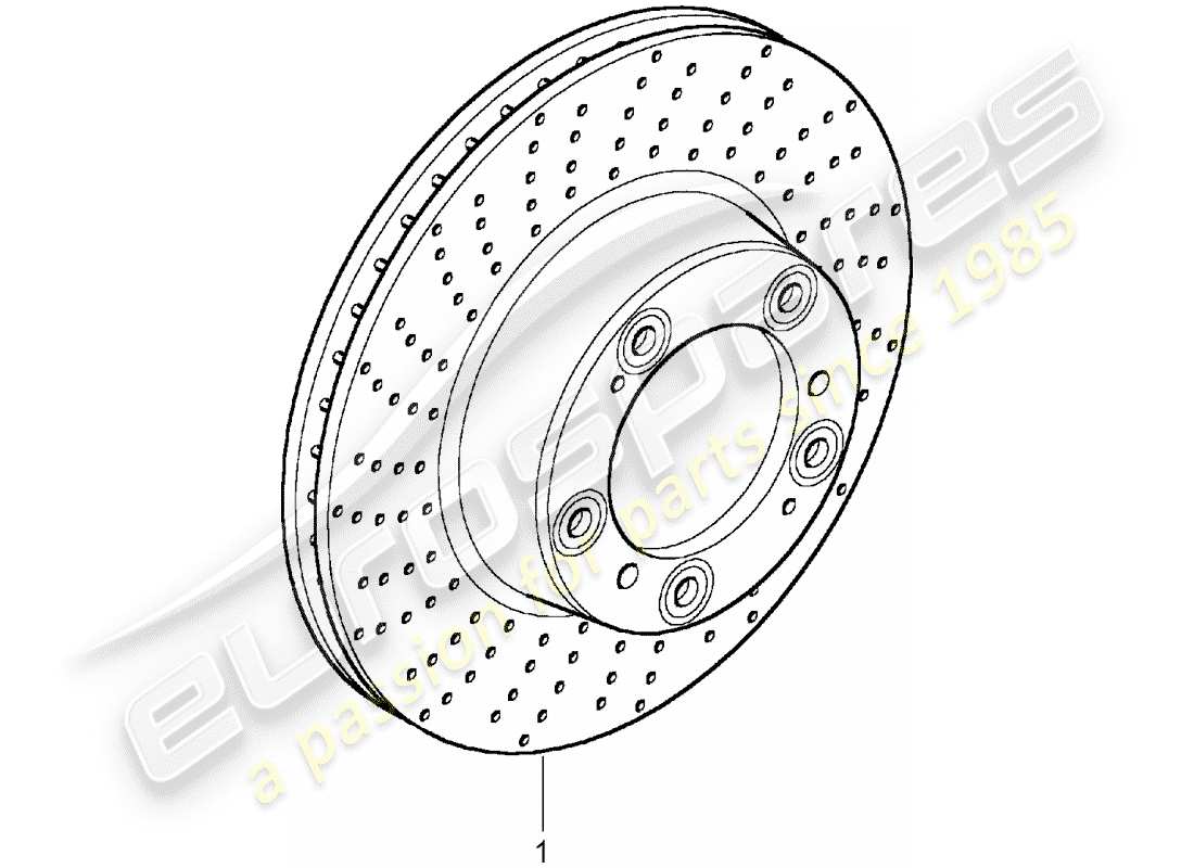 un diagramma delle parti dal catalogo delle parti porsche 2005 (refurbished and exchange catalogue)