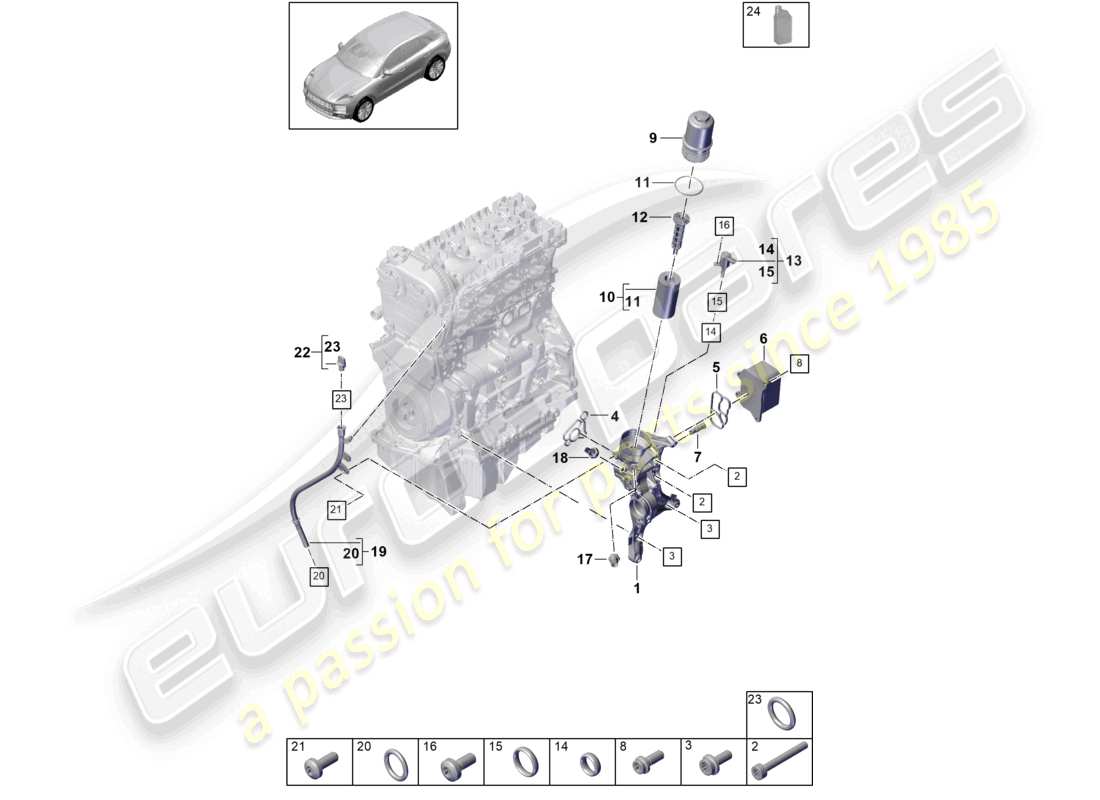 diagramma della parte contenente il codice parte 9a7903143