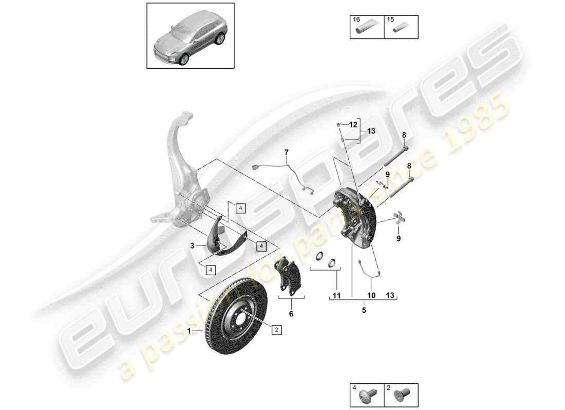 diagramma della parte contenente il codice parte 95b907637g