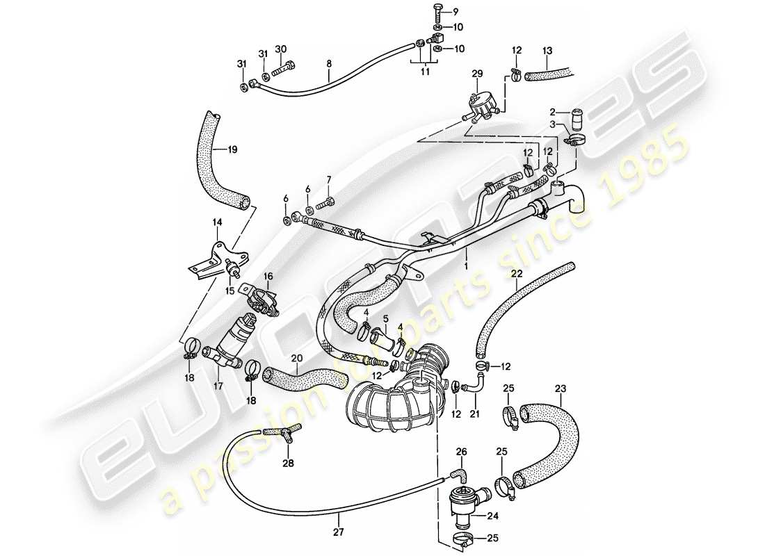 diagramma della parte contenente il codice parte 95111006104