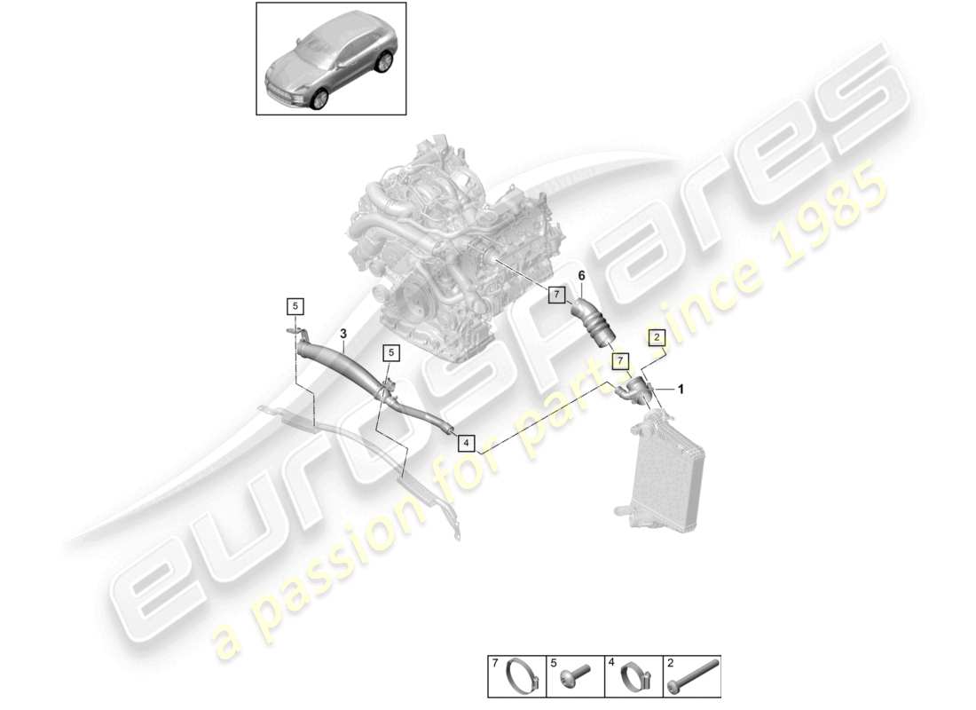 diagramma della parte contenente il codice parte 95b145784a