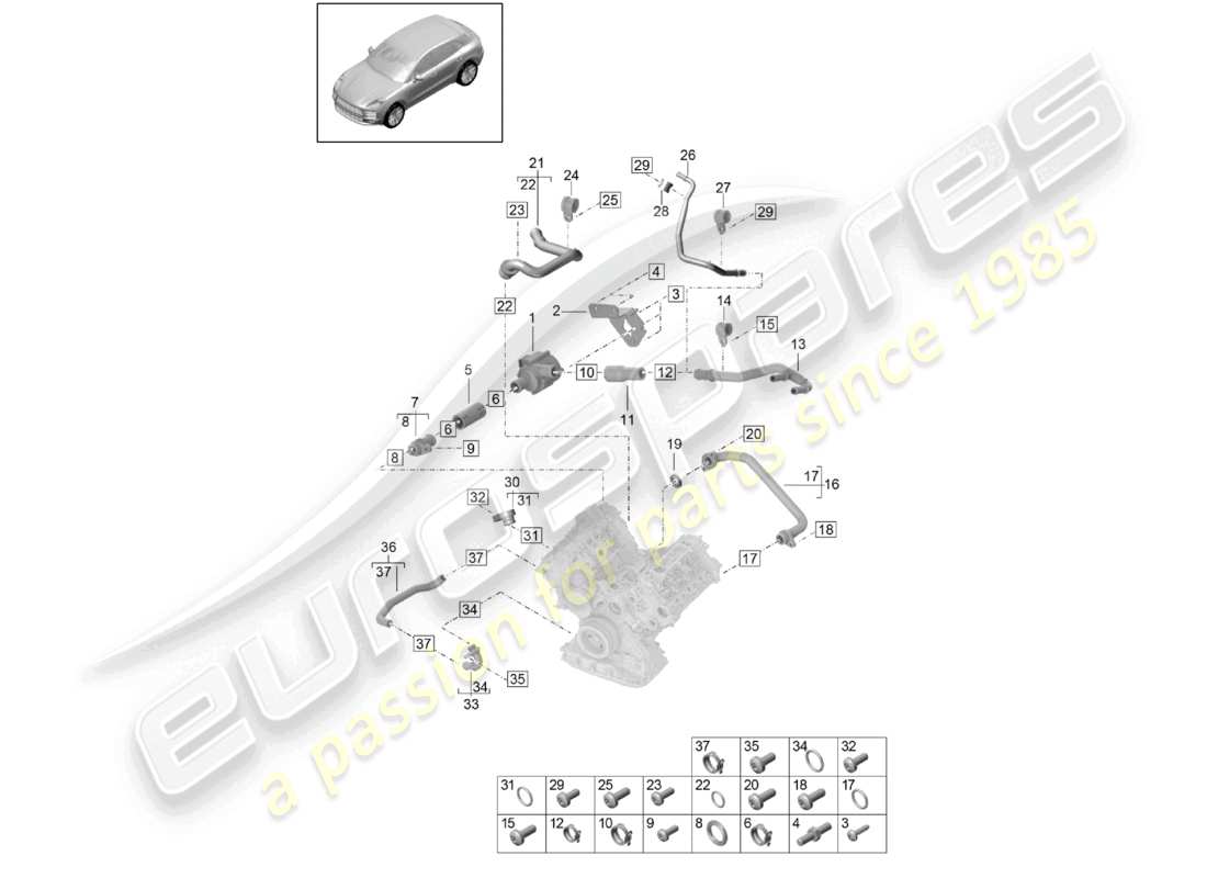 diagramma della parte contenente il codice parte pab12107501