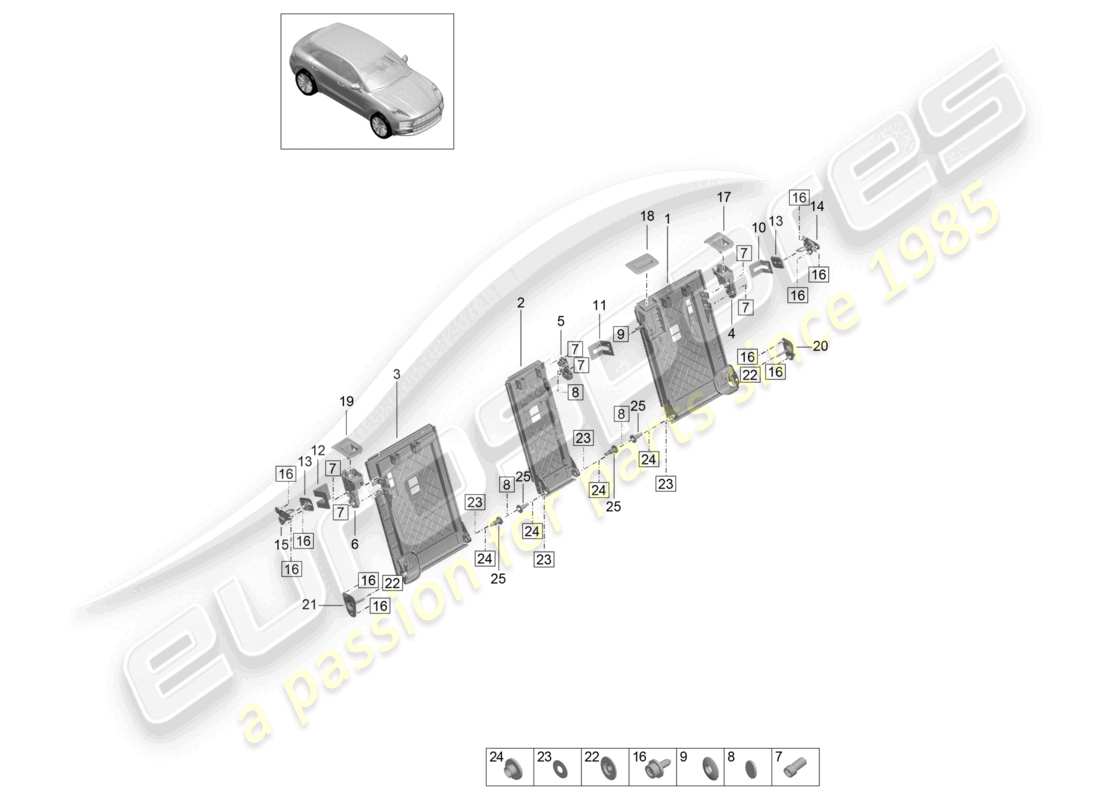 diagramma della parte contenente il codice parte 95b885682c op1