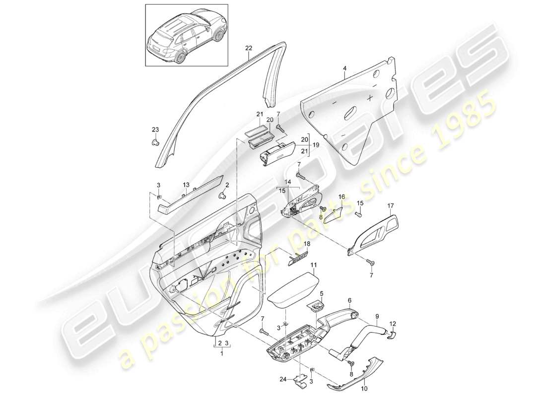 diagramma della parte contenente il codice parte 95855530225f0e