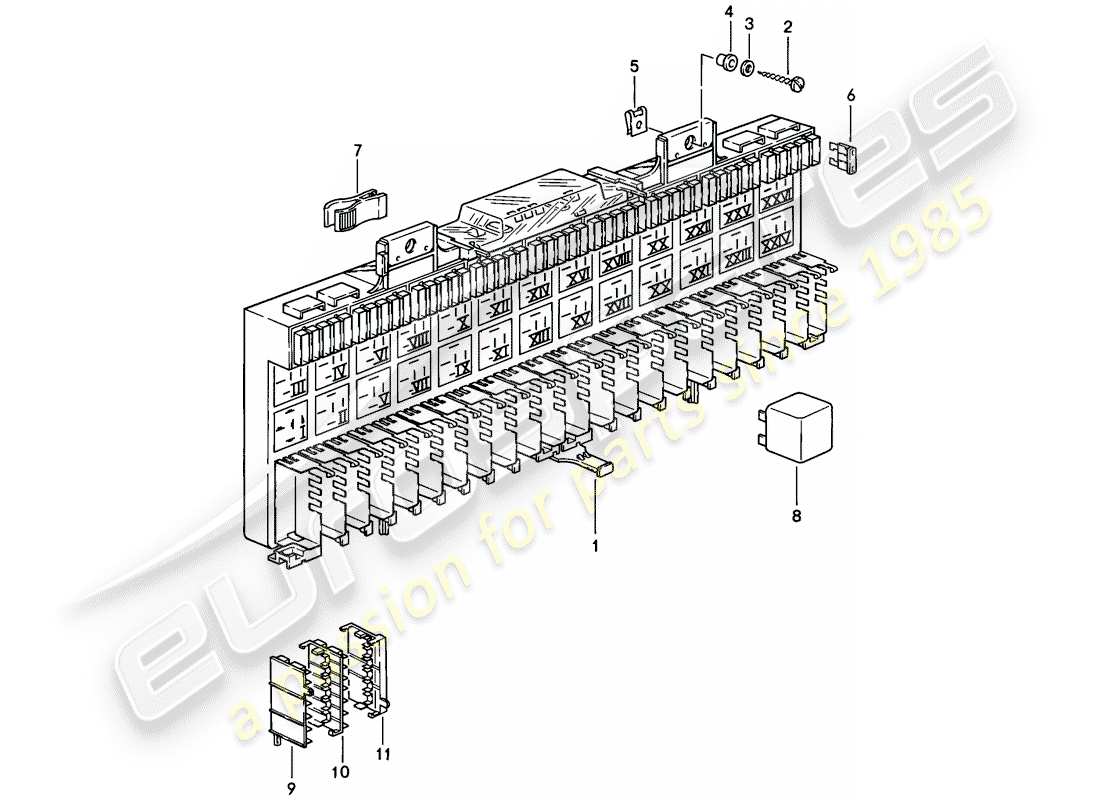diagramma della parte contenente il codice parte 92861010513