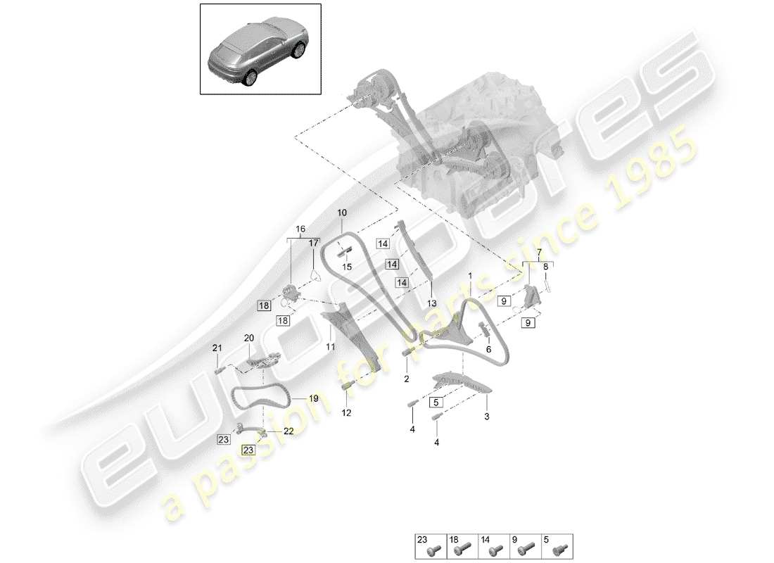 diagramma della parte contenente il codice parte pac109218b
