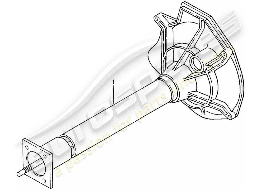 un diagramma delle parti dal catalogo delle parti porsche 1996 (refurbished and exchange catalogue)