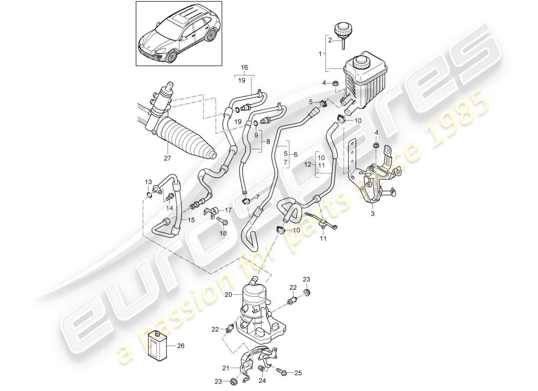 diagramma della parte contenente il codice parte 95831489104