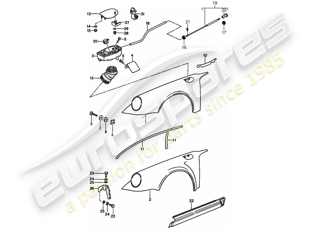 diagramma della parte contenente il codice parte pcg91908907