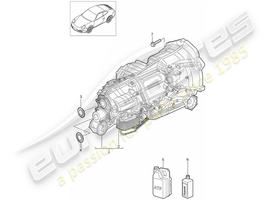 porsche 2011 (997-2) - per favore - diagramma delle parti