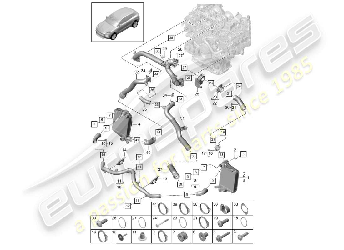 diagramma della parte contenente il codice parte 95b129734