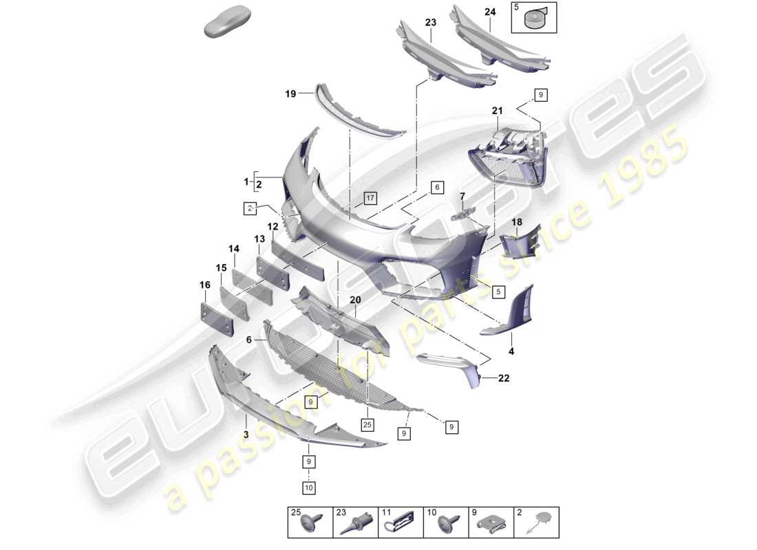 diagramma della parte contenente il codice parte 982807231a