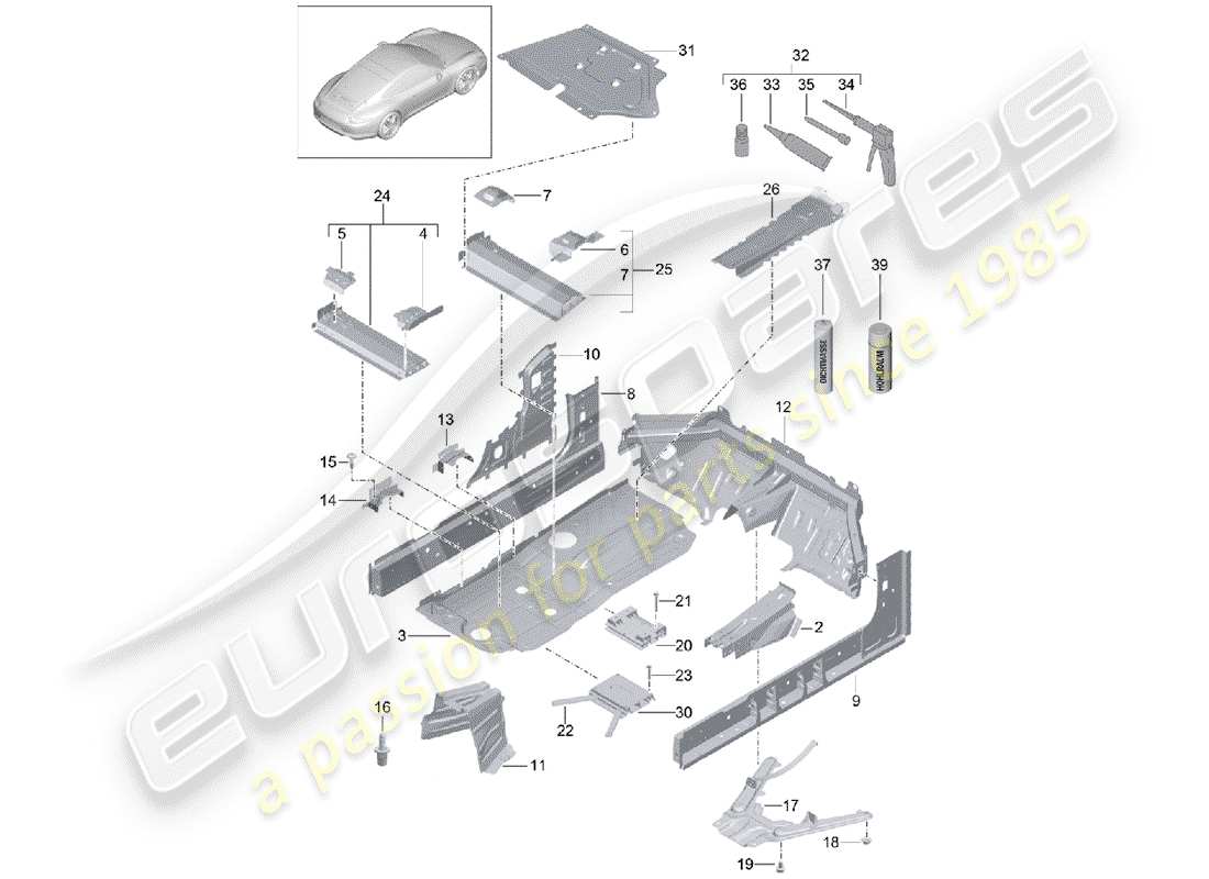 diagramma della parte contenente il codice parte 99150136700