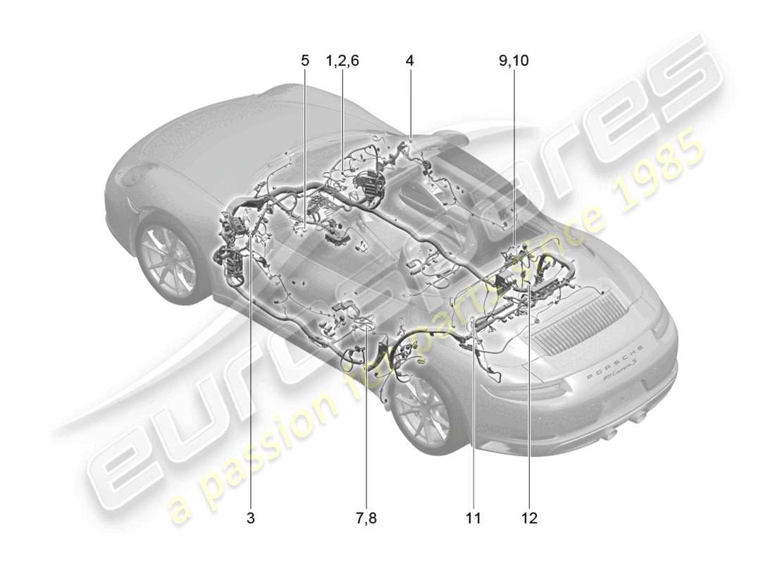 diagramma della parte contenente il codice parte 99161208700