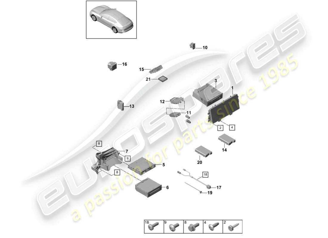 diagramma della parte contenente il codice parte 9a764645601