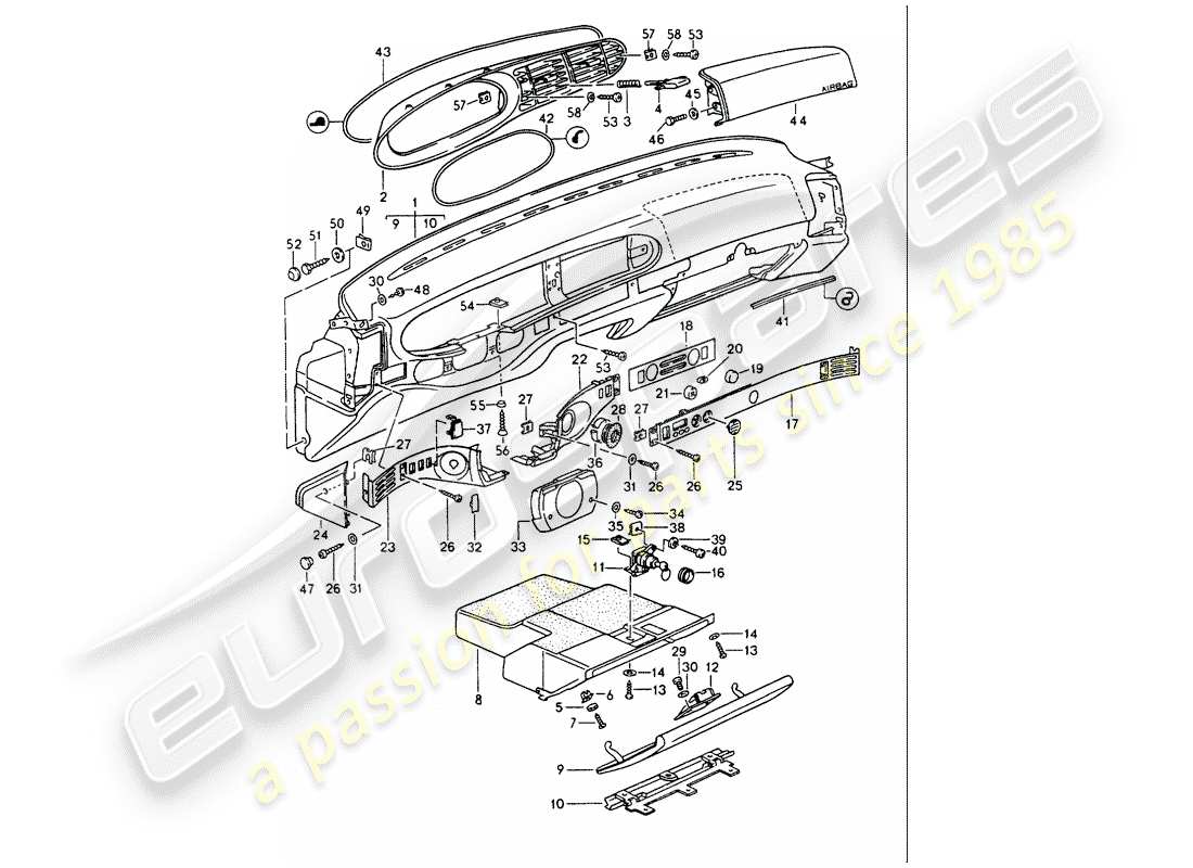 diagramma della parte contenente il codice parte 94455243100