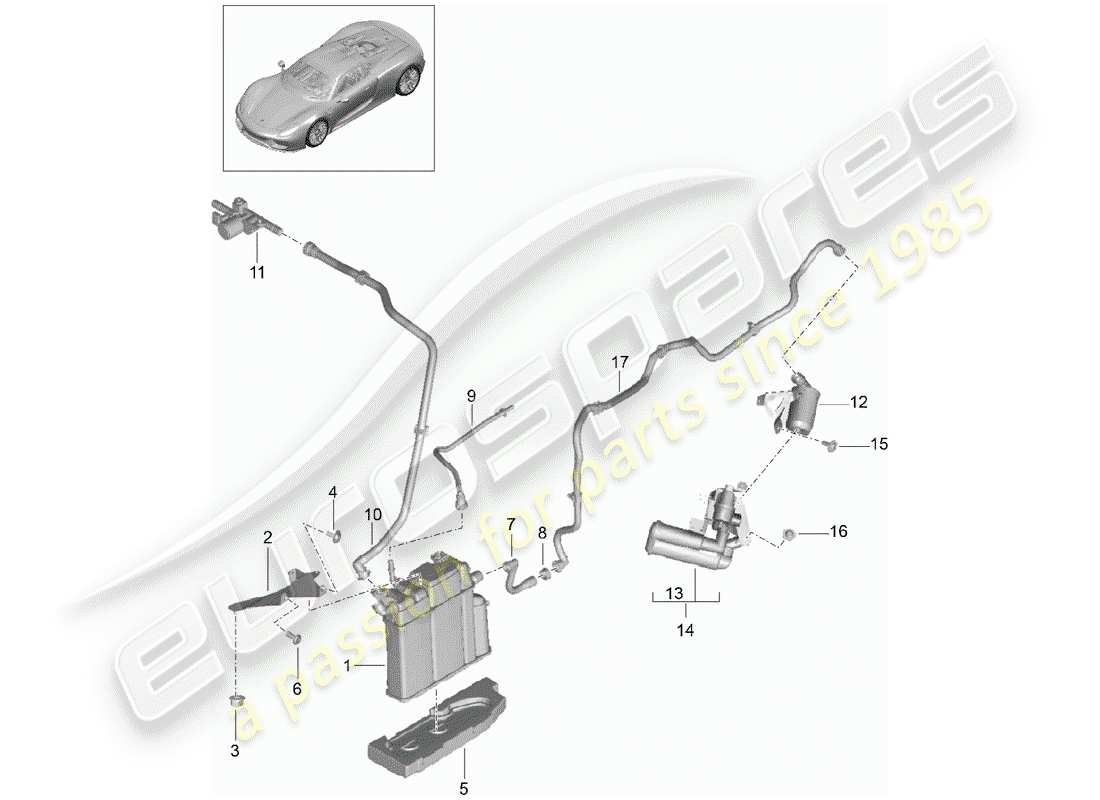 diagramma della parte contenente il codice parte 91820135501