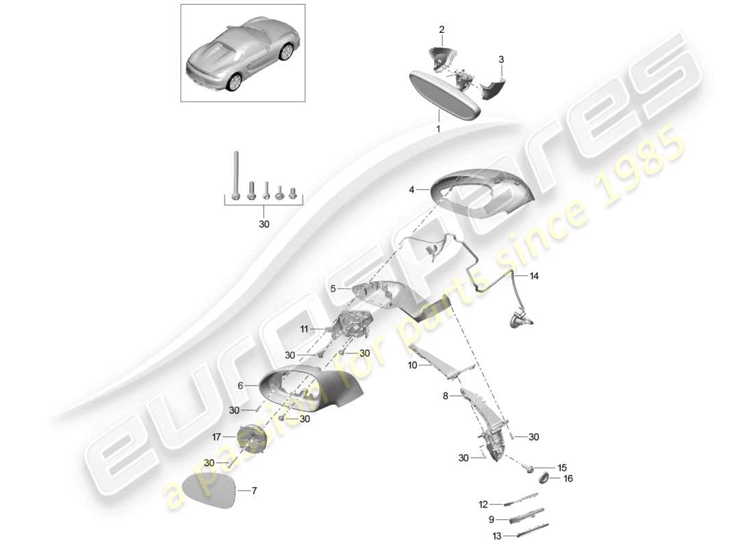 diagramma della parte contenente il codice parte 98173123001