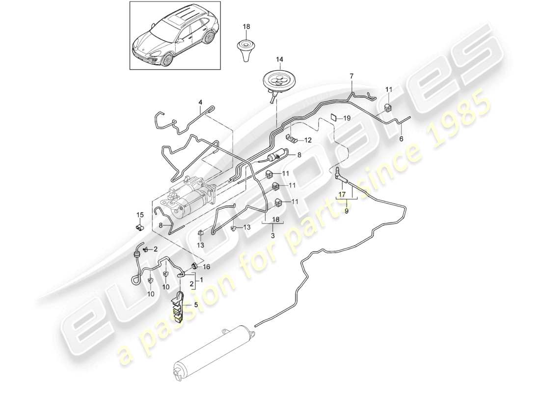 diagramma della parte contenente il codice parte 95835951000