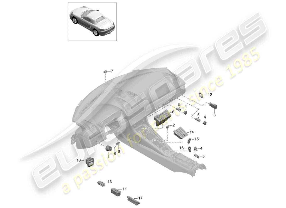 diagramma della parte contenente il codice parte 9p1907039abdml